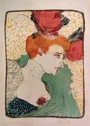 Mademoiselle Marcelle Lender, 1895 (litho och wc) (bevis för 7012)